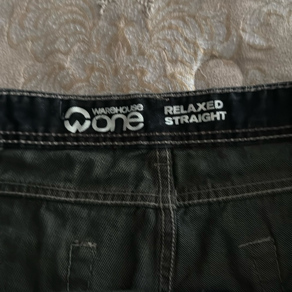 Warehouse Relaxed Straight Men’s Jeans - Black